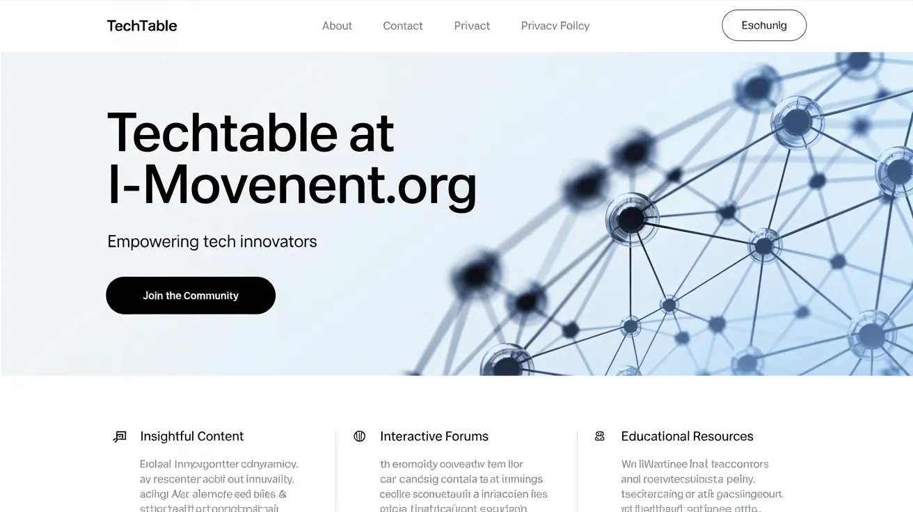 Techtable at i-movement.org: Empowering Tech Innovators
