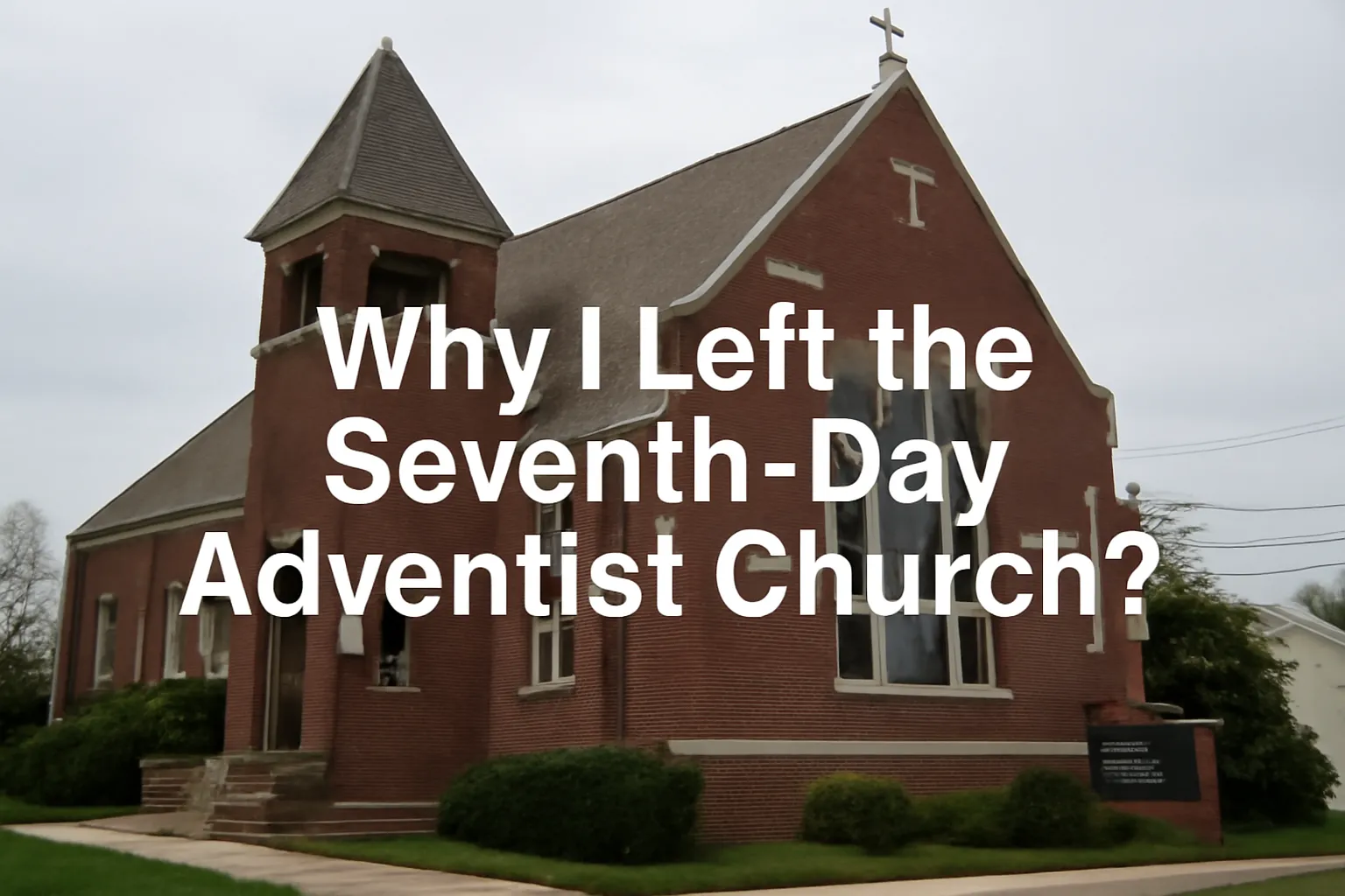 Why I Left the Seventh-Day Adventist Church?  Understanding the Reasons Behind Departures