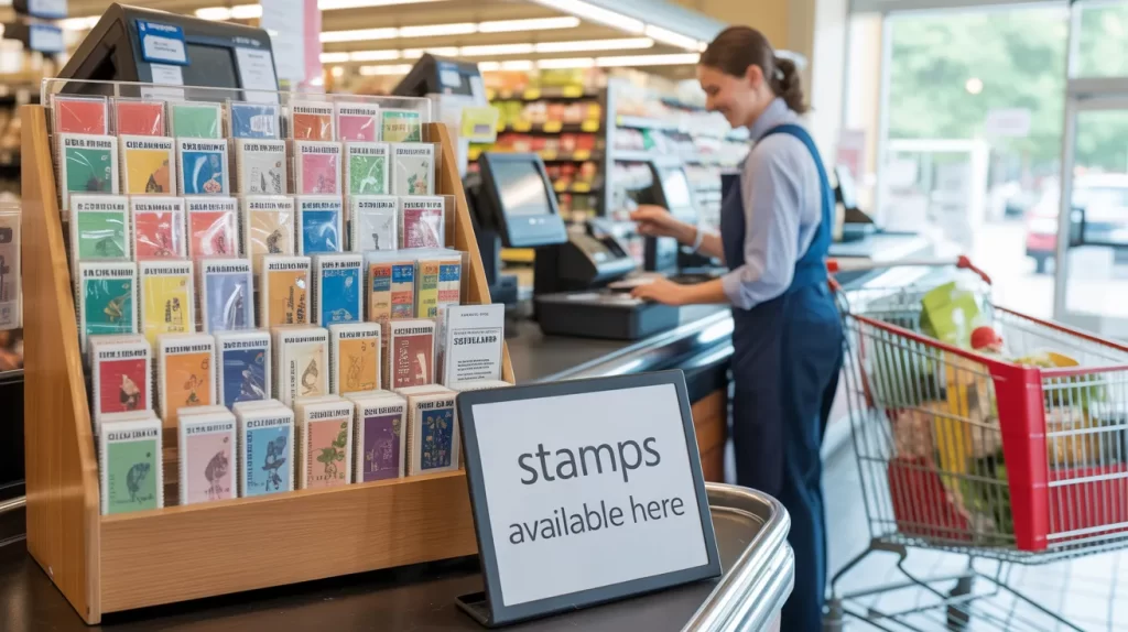 grocery retailers sell stamps